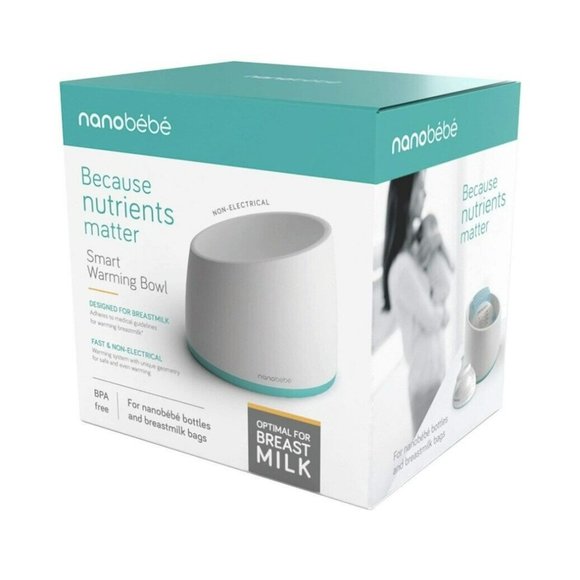 New Nanobebe Breastmilk Bottle Warming Bowl - Teal - Picture 5 of 5